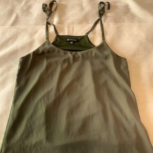 Versona olive green top.